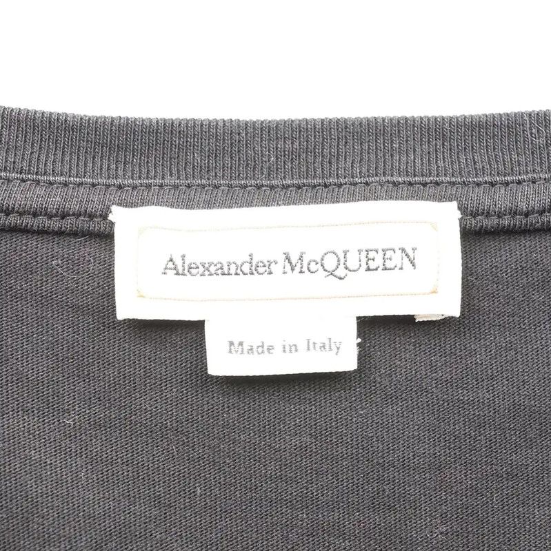 Alexander McQueen Alexander McQueen Skull Print Black T-shirt 0089 Size US XL / EU 56 / 4 - 3 Thumbnail