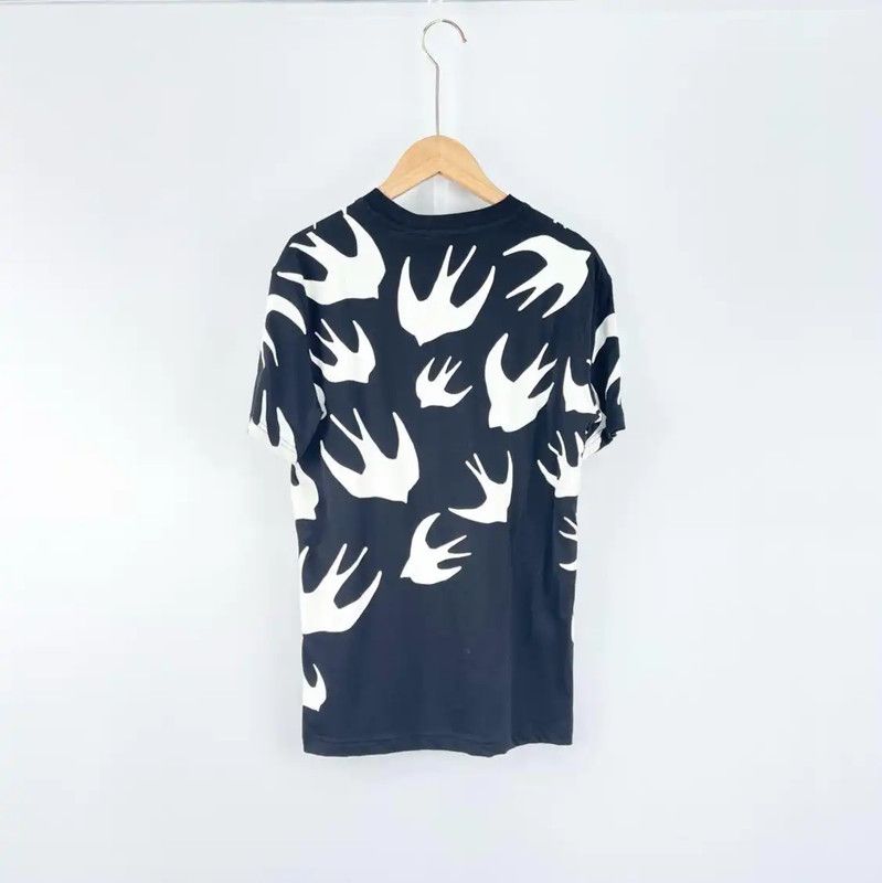 Alexander McQueen Alexander McQueen Black Cotton Graphic T-Shirt 0089 Size US XXS / EU 40 - 2 Thumbnail