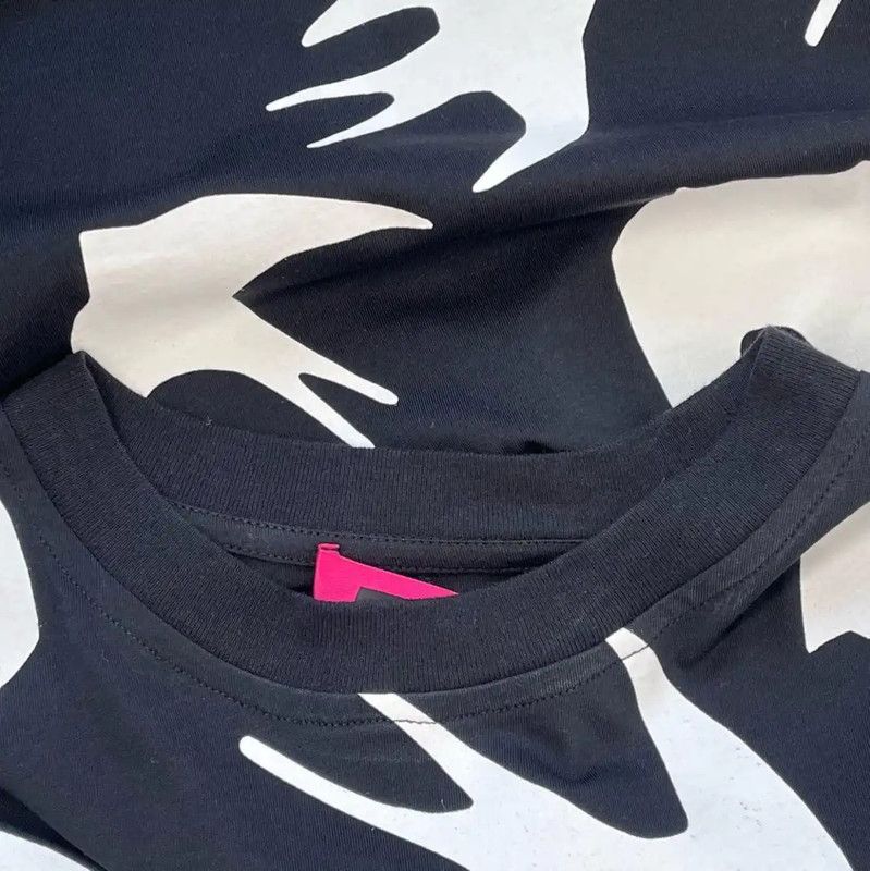 Alexander McQueen Alexander McQueen Black Cotton Graphic T-Shirt 0089 Size US XXS / EU 40 - 4 Thumbnail