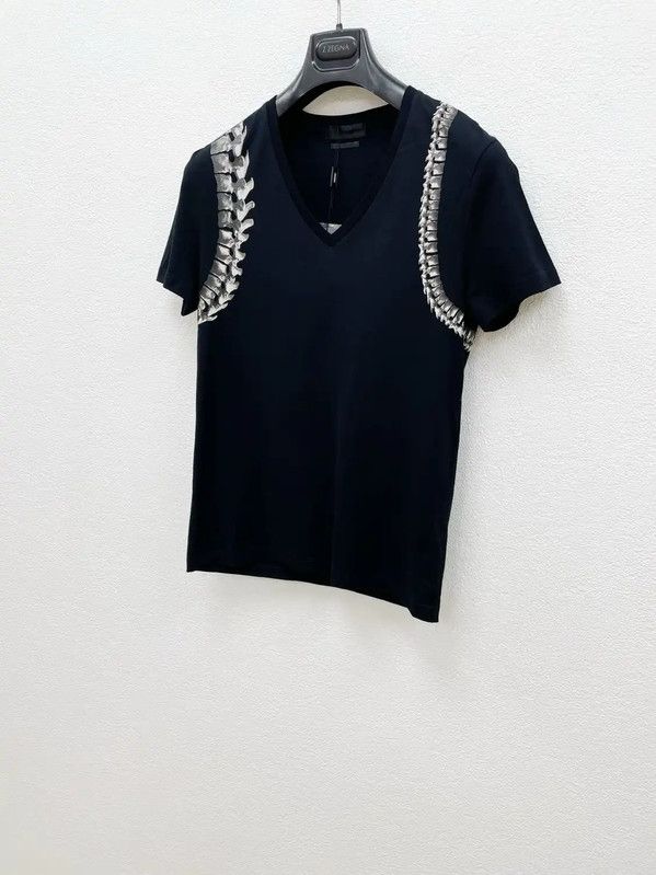 Alexander McQueen Alexander McQueen Black Cotton T-Shirt for Men 0089 Size US XS / EU 42 / 0 - 3 Thumbnail