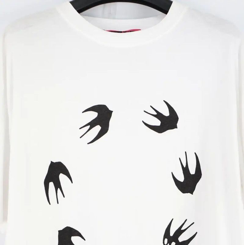 Alexander McQueen Alexander McQueen Men's Summer White T-Shirt 0089 Size US M / EU 48-50 / 2 - 3 Thumbnail