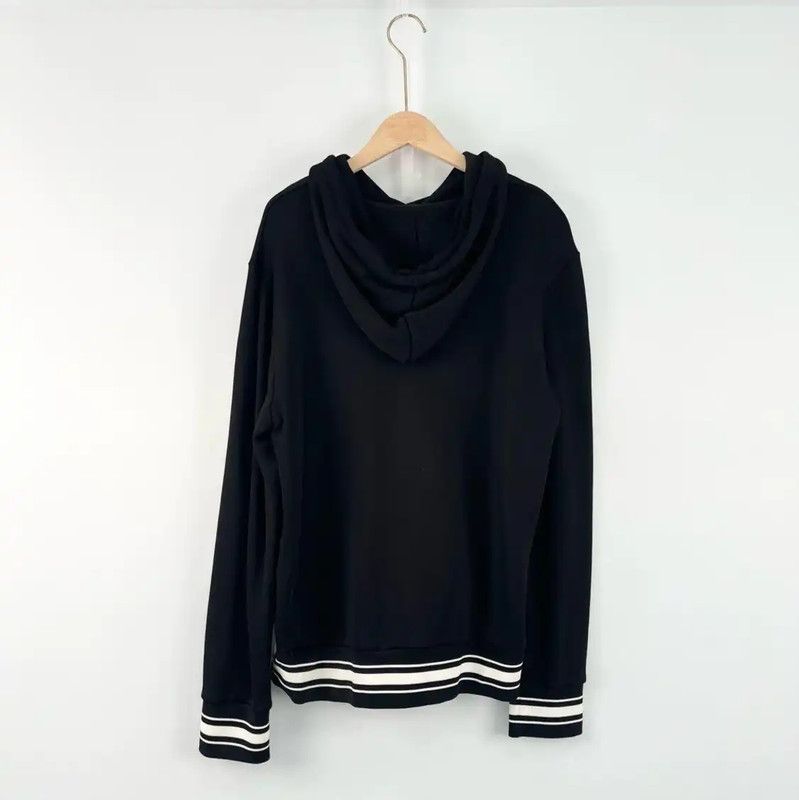 Alexander McQueen Alexander McQUEEN Black Striped Logo Hoodie 0089 Size US XL / EU 56 / 4 - 3 Thumbnail