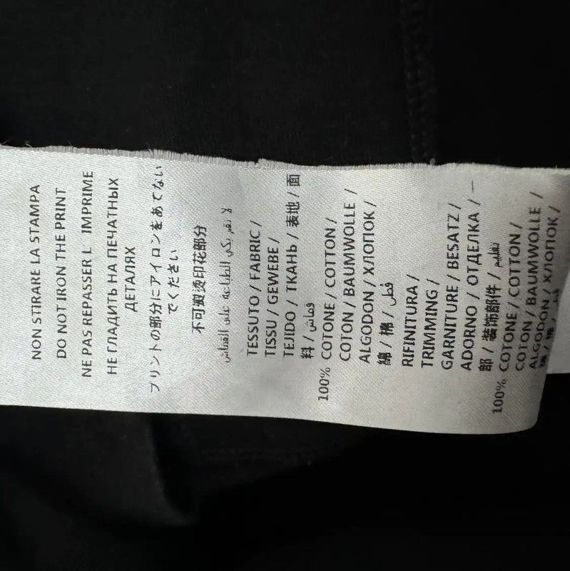 Alexander McQueen Alexander McQueen Black Cotton Logo Embroidered Tee 0089 Size US XS / EU 42 / 0 - 5 Thumbnail