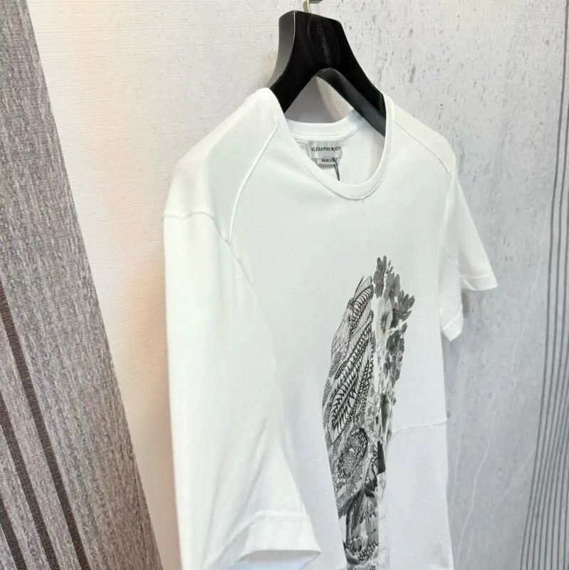 Alexander McQueen Alexander McQueen Men's Skull Print Summer T-Shirt 0089 Size US S / EU 44-46 / 1 - 3 Thumbnail