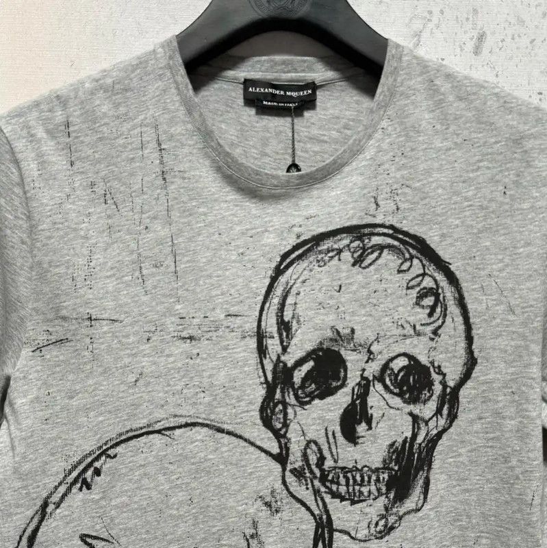 Alexander McQueen Alexander McQueen Men's Skull Print T-Shirt 0089 Size US S / EU 44-46 / 1 - 4 Thumbnail