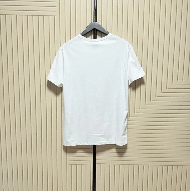Alexander McQueen Alexander McQueen Men's Summer White Logo T-Shirt 0089 Size US M / EU 48-50 / 2 - 2 Thumbnail