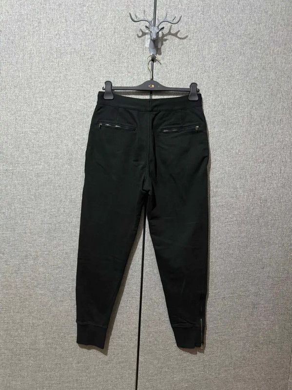 Alexander McQueen Alexander McQueen Black Cotton Embroidered Casual Pants 0089 Size US 38 / EU 54 - 2 Thumbnail