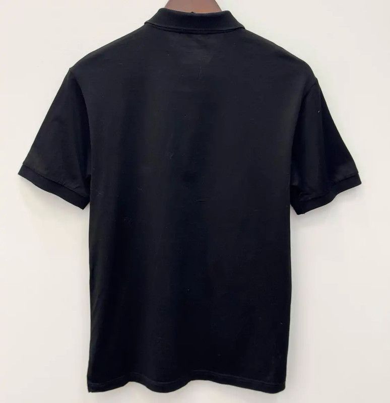 Alexander McQueen Alexander McQueen Black Cotton Summer Polo Shirt 0089 Size US S / EU 44-46 / 1 - 2 Thumbnail