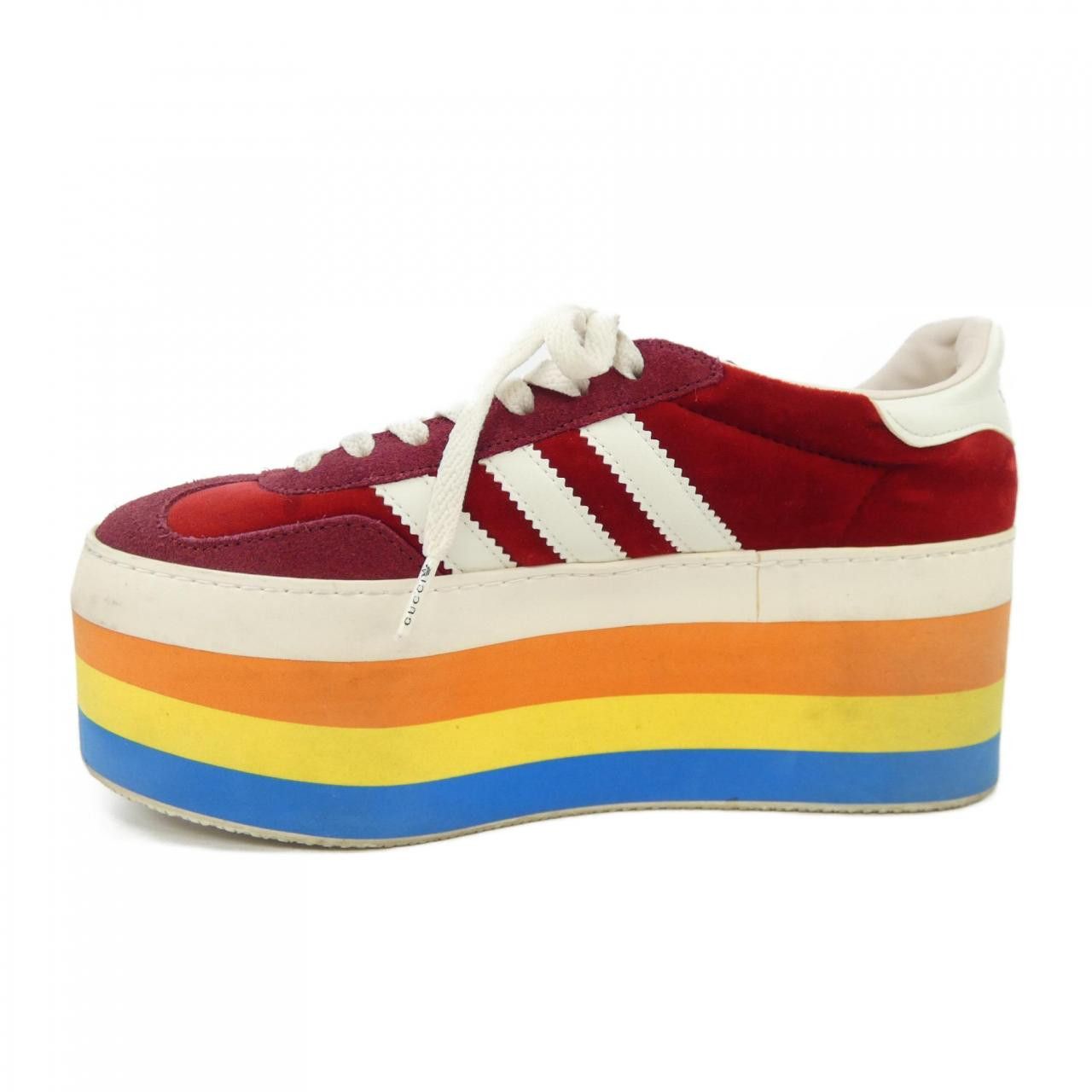Gucci Gucci Gucci Sneakers Leather Shoes 707871 9STU0 DUTY FREE for USA Size ONE SIZE - 2 Thumbnail