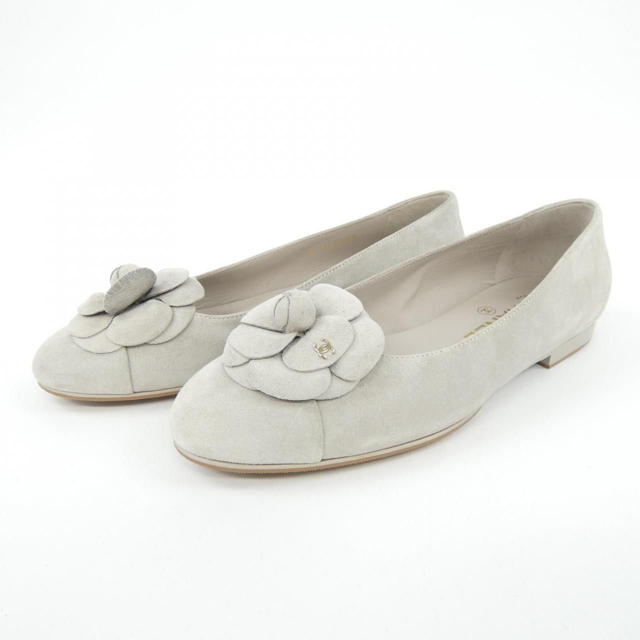 Chanel Chanel Chanel Ballerina Suede Calfskin Flats Suede Shoes G45494B15867 DUTY FREE for USA Size ONE SIZE - 3 Thumbnail