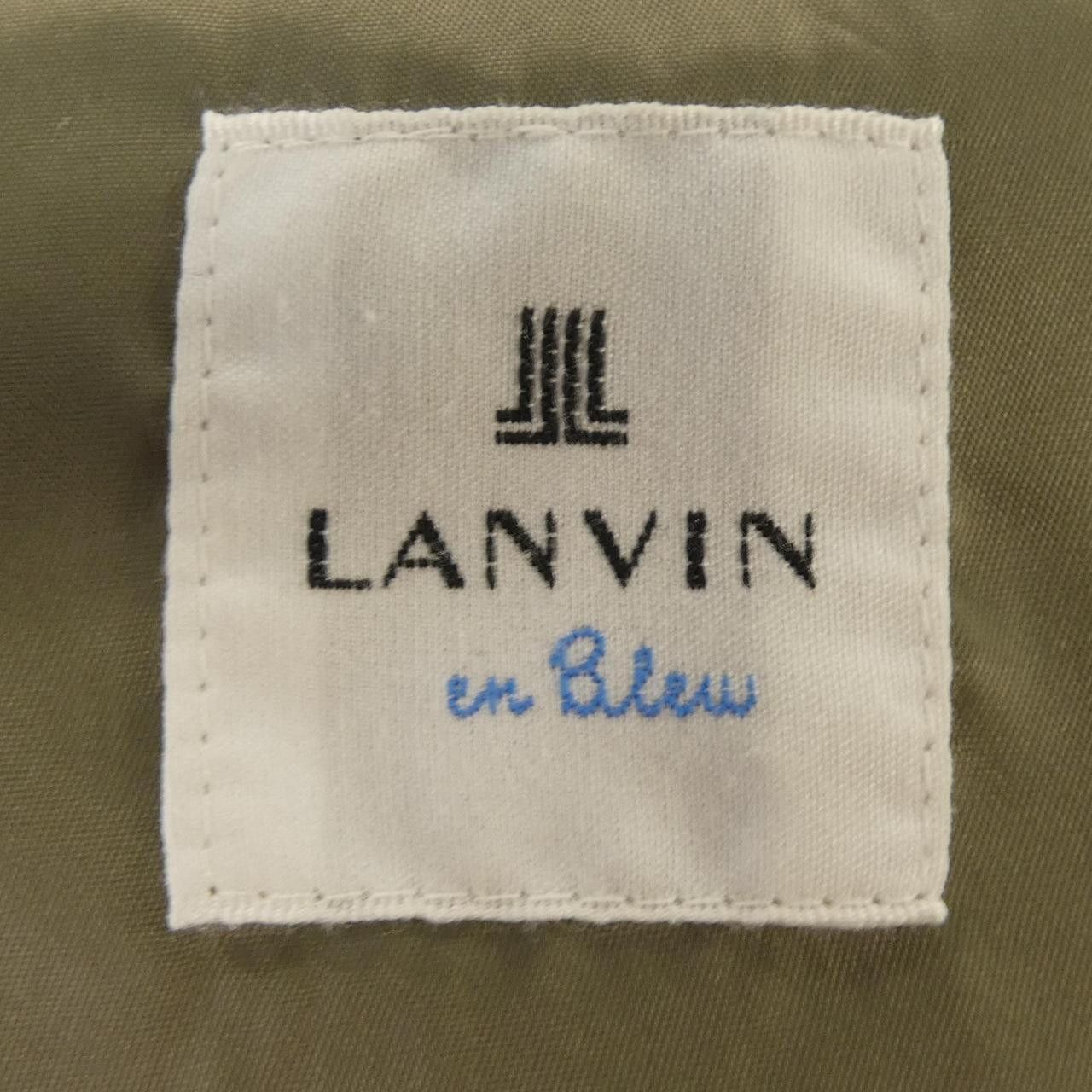 Lanvin Lanvin LANVIN en Bleu Jacket Cotton Outerwear LB-6M-66560 DUTY FREE for USA Size ONE SIZE - 4 Thumbnail