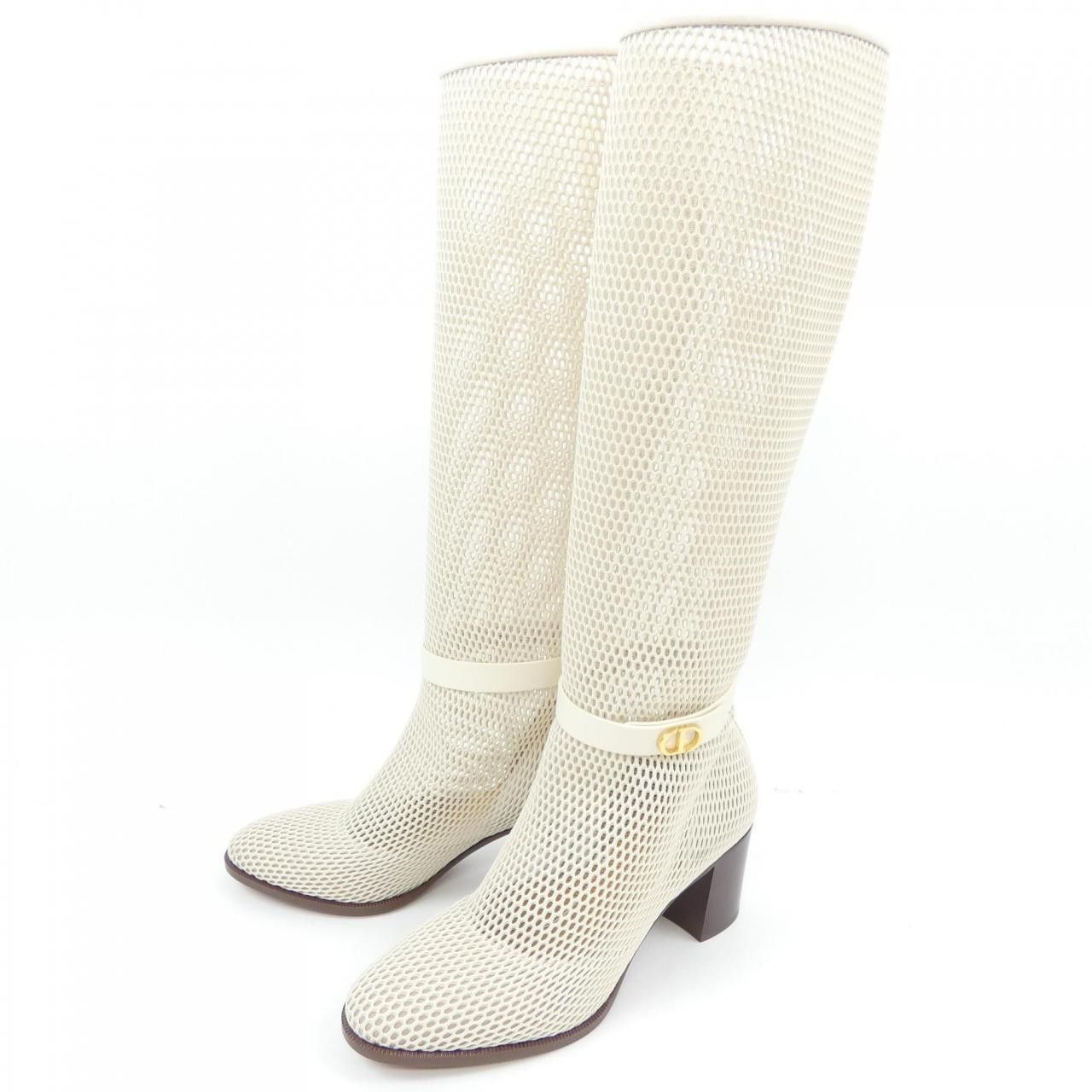 Dior Dior Christian Dior DIOR EMPREINTE Long Boots Leather Shoes KDI617RCA DUTY FREE for USA Size ONE SIZE - 3 Thumbnail