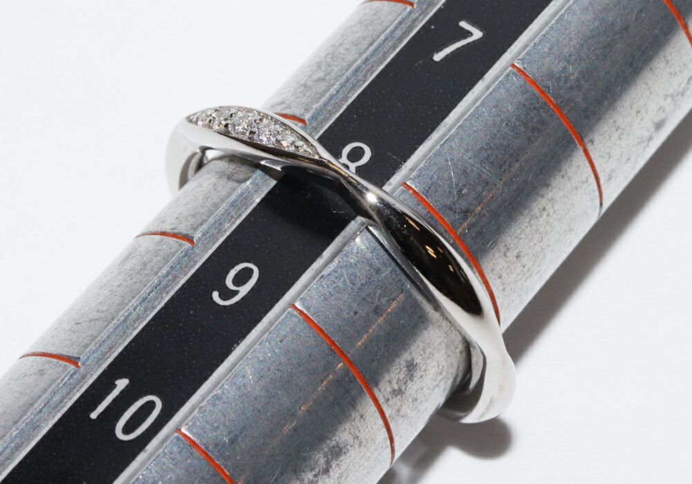 Chanel Chanel Chanel Camelia Pt950 Diamond Ring Size 8 Metal Ring J10835 DUTY FREE for USA Size ONE SIZE - 2 Thumbnail