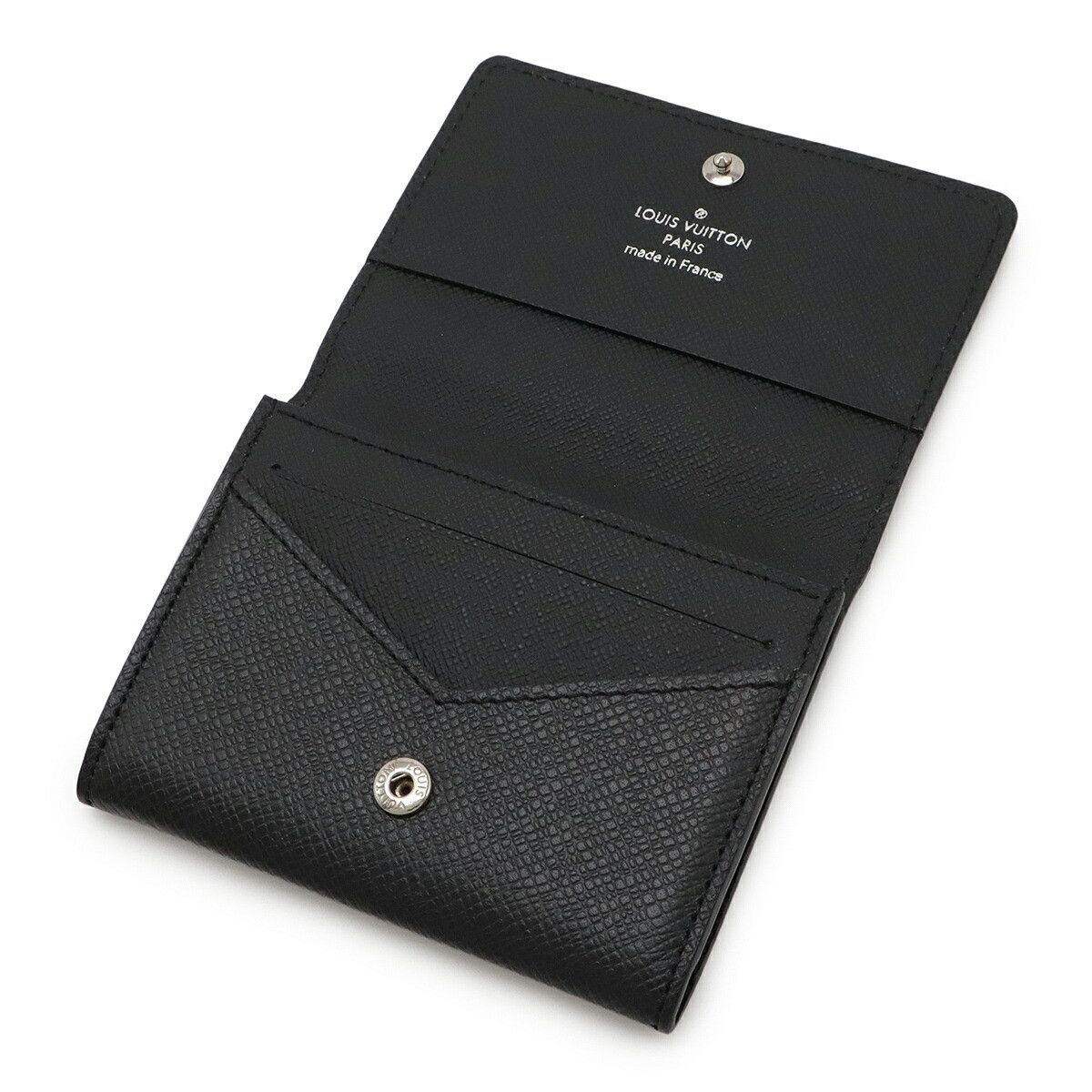 Louis Vuitton Louis Vuitton Louis Vuitton Envelope Carte de Visite NM Taiga Card Case Leather Card Case M64595 DUTY FREE for USA Size ONE SIZE - 4 Thumbnail
