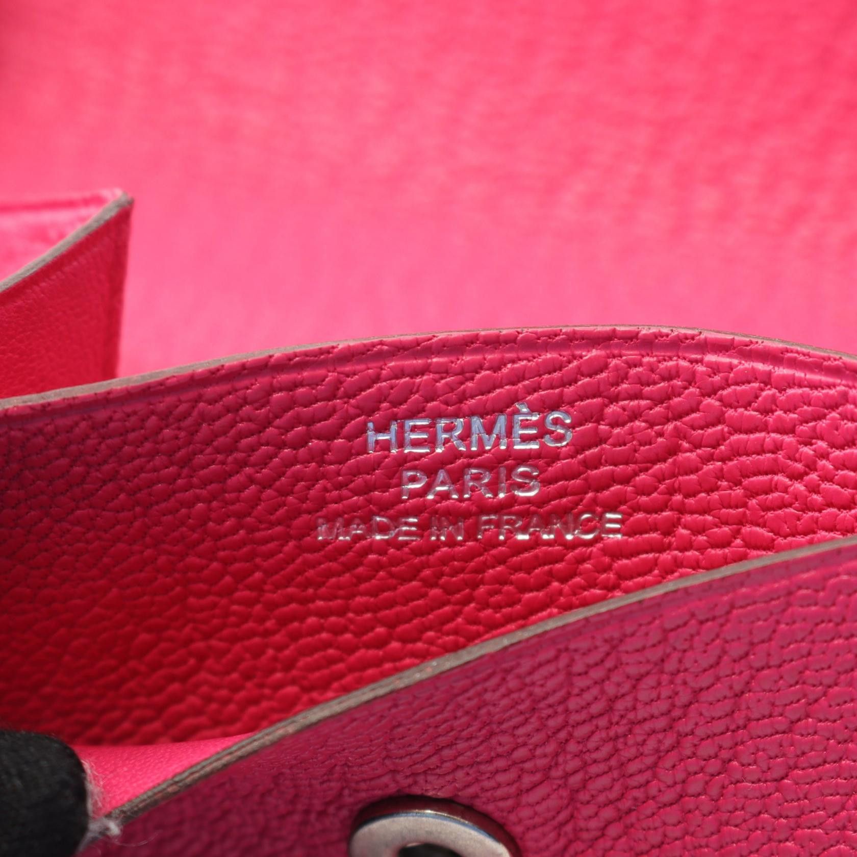 Hermes Hermes Hermes Tille Chevre Trifold Wallet Leather Short Wallet Stamp L (2008) DUTY FREE for USA Size ONE SIZE - 5 Thumbnail