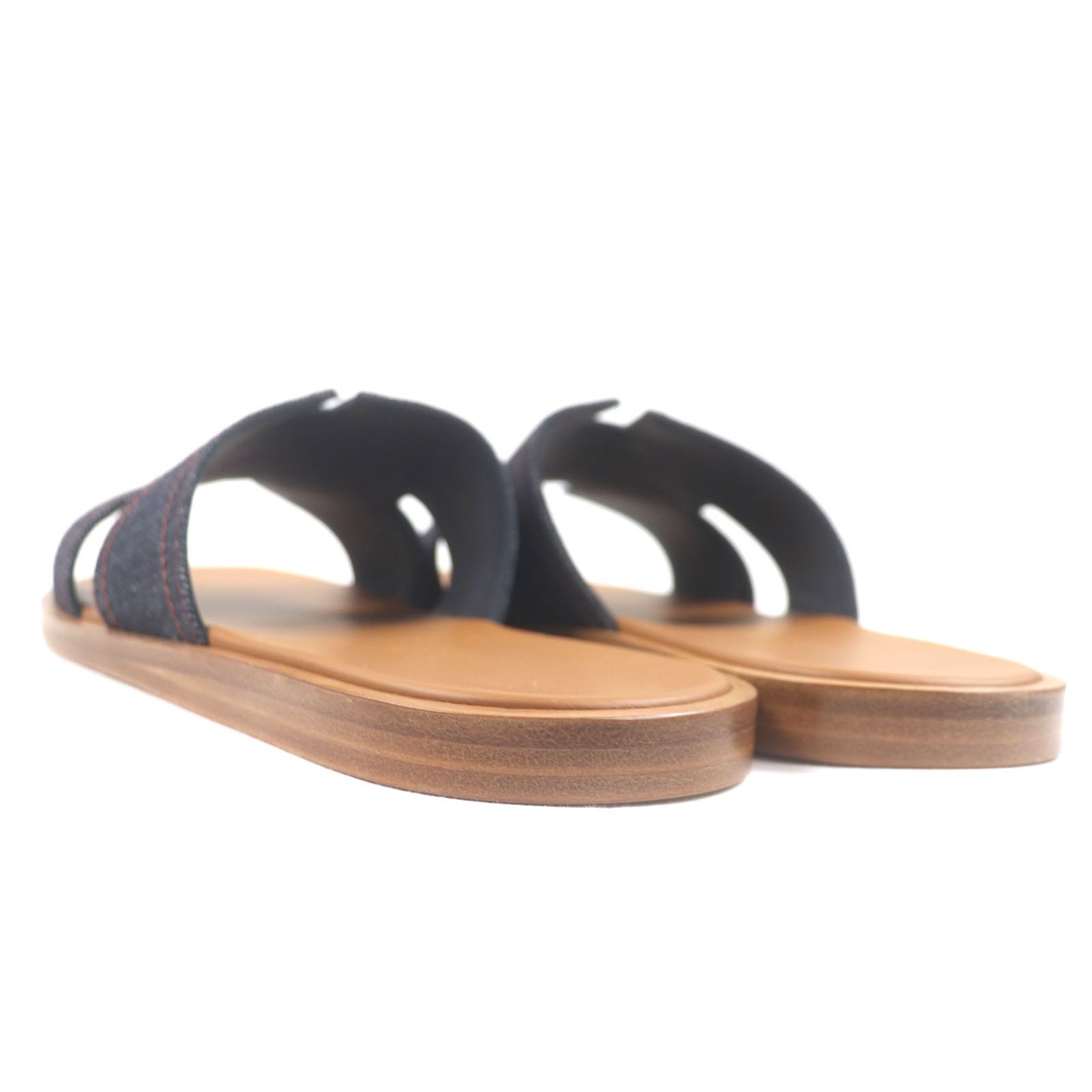 Hermes Hermes Hermes Shipre Denim Sandals Denim Shoes DUTY FREE for USA Size ONE SIZE - 4 Thumbnail