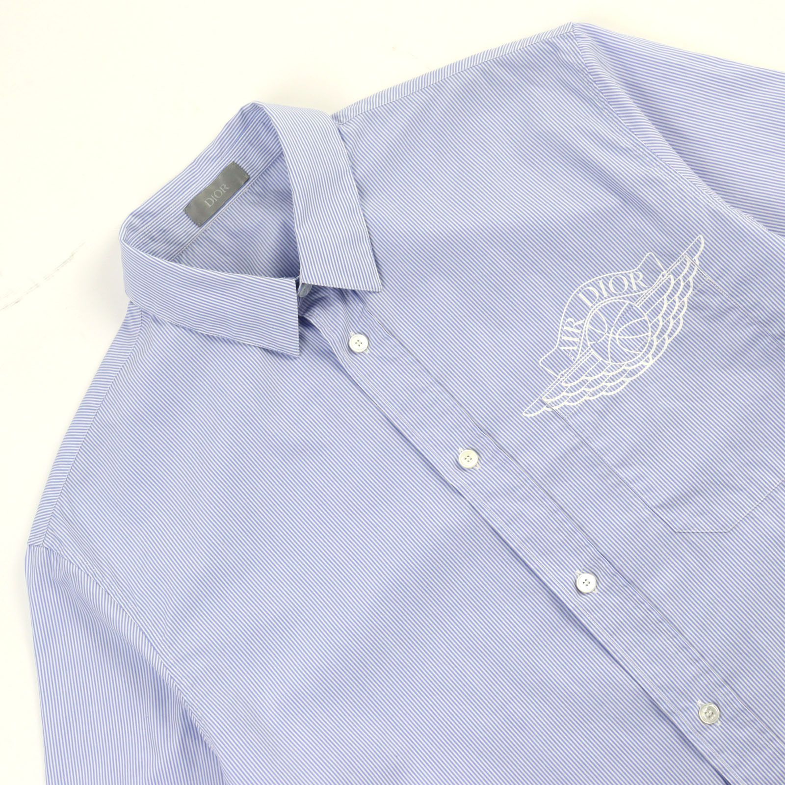 Dior Dior Dior AIR DIOR Embroidery Cotton Shirt Cotton Dress Shirt 033C502A4823 DUTY FREE for USA Size ONE SIZE - 2 Thumbnail