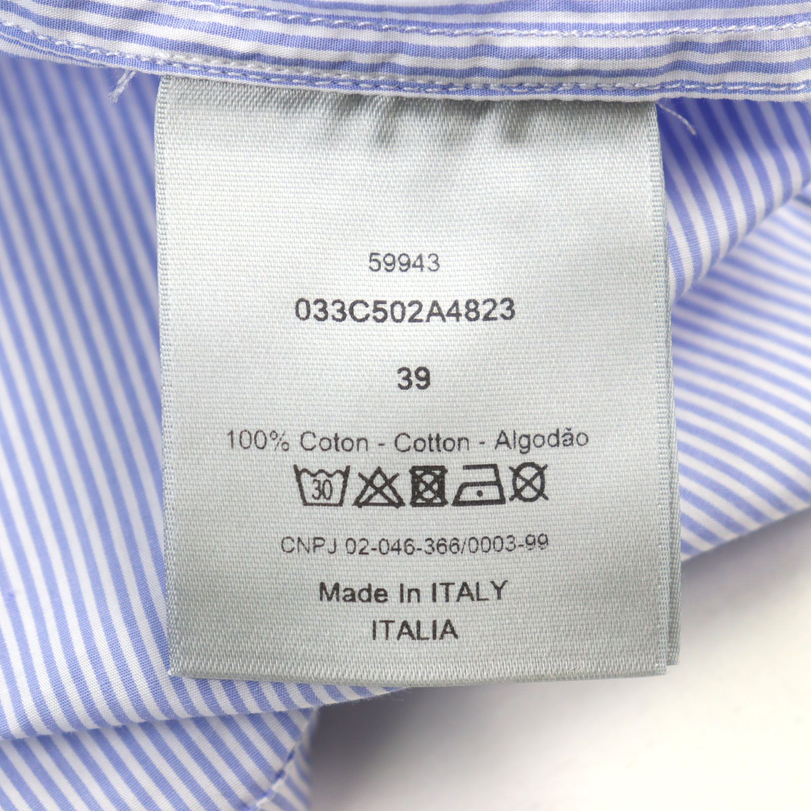 Dior Dior Dior AIR DIOR Embroidery Cotton Shirt Cotton Dress Shirt 033C502A4823 DUTY FREE for USA Size ONE SIZE - 9 Thumbnail