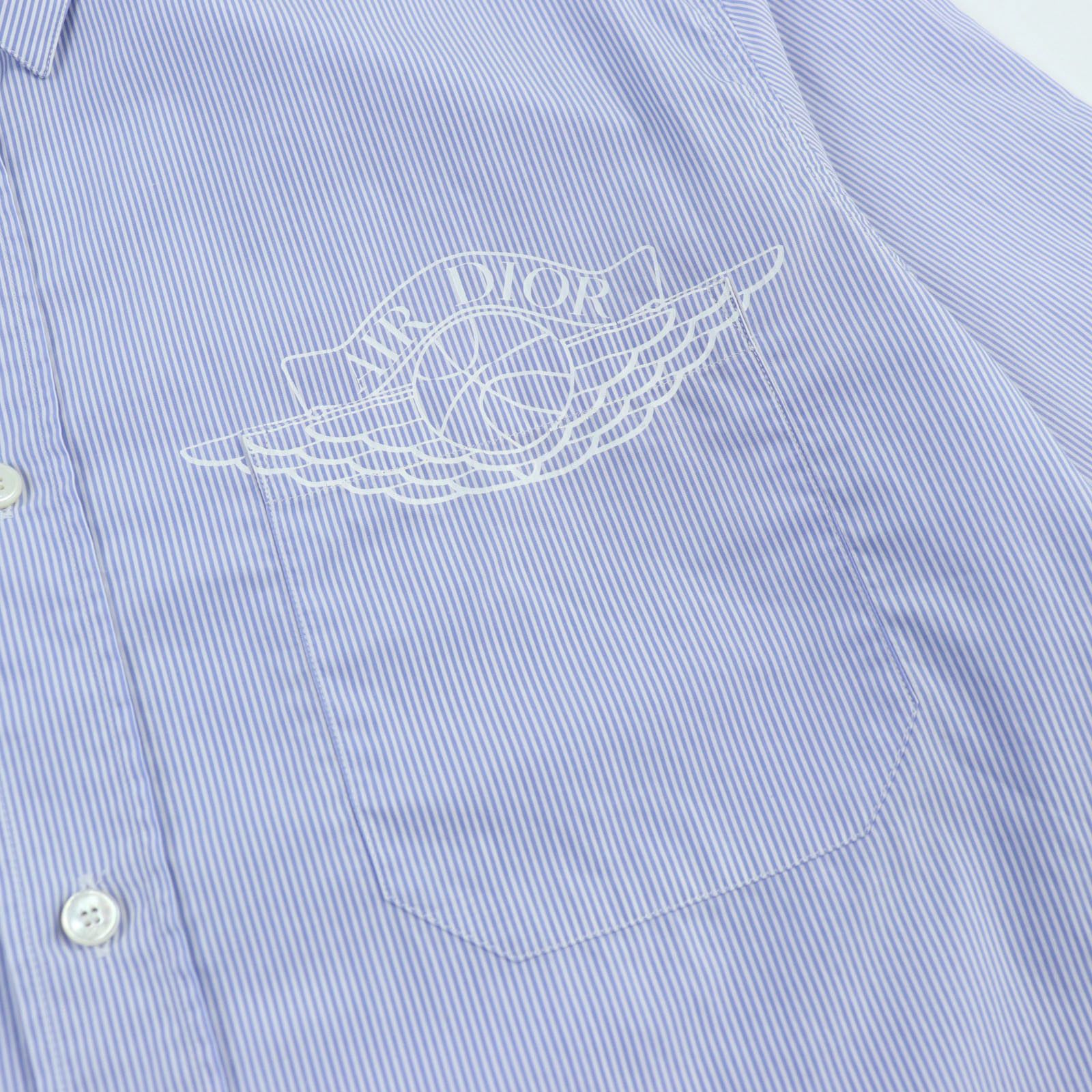 Dior Dior Dior AIR DIOR Embroidery Cotton Shirt Cotton Dress Shirt 033C502A4823 DUTY FREE for USA Size ONE SIZE - 5 Thumbnail