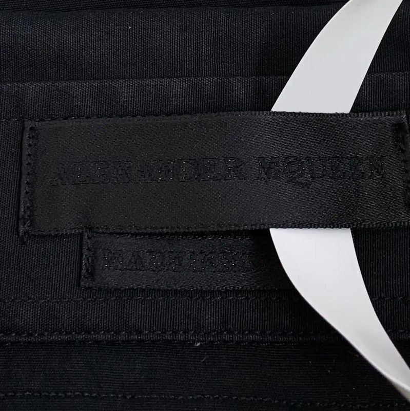 Alexander McQueen Alexander McQueen Black Cotton Long Sleeve Shirt 0089 Size US M / EU 48-50 / 2 - 5 Thumbnail