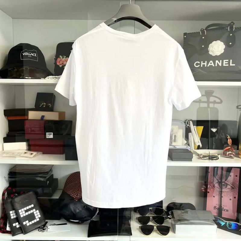 Alexander McQueen Alexander McQueen White Cotton Skull Graphic Tee 0089 Size US S / EU 44-46 / 1 - 3 Thumbnail