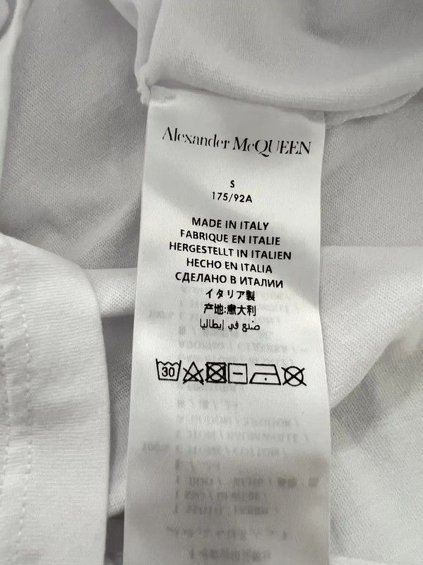 Alexander McQueen Alexander McQueen White Cotton Skull Graphic Tee 0089 Size US S / EU 44-46 / 1 - 5 Thumbnail