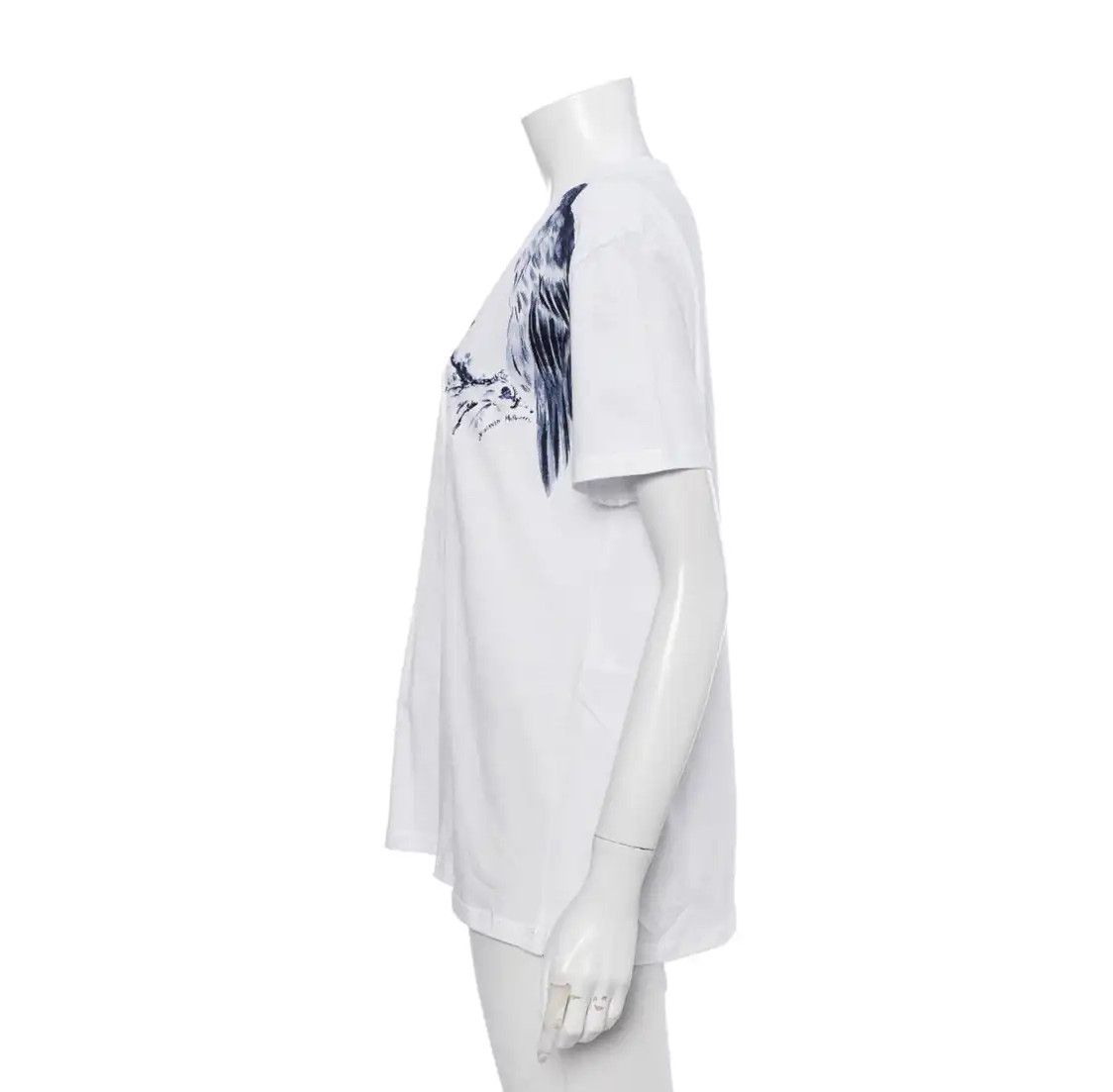 Alexander McQueen Alexander McQueen Short Sleeve White Graphic T-Shirt 0089 Size US S / EU 44-46 / 1 - 8 Thumbnail