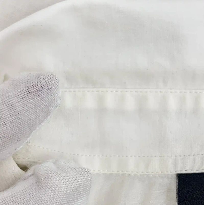 Alexander McQueen Alexander McQueen White Cotton Long Sleeve Shirt 0089 Size US L / EU 52-54 / 3 - 10 Thumbnail