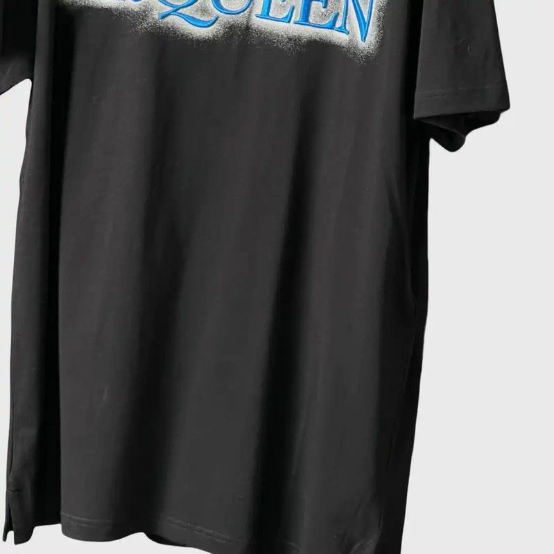 Alexander McQueen Alexander McQueen Black Logo Short Sleeve T-Shirt 0089 Size US S / EU 44-46 / 1 - 4 Thumbnail