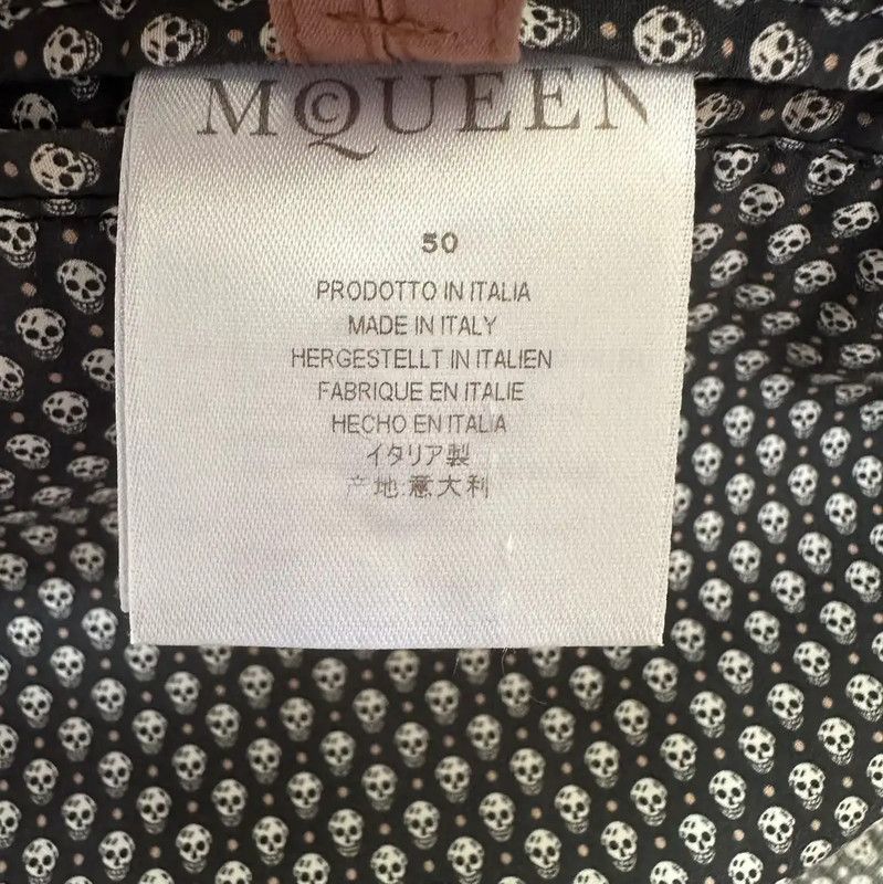 Alexander McQueen Alexander McQueen Men's Black Patterned Jacket 0089 Size US XL / EU 56 / 4 - 7 Thumbnail