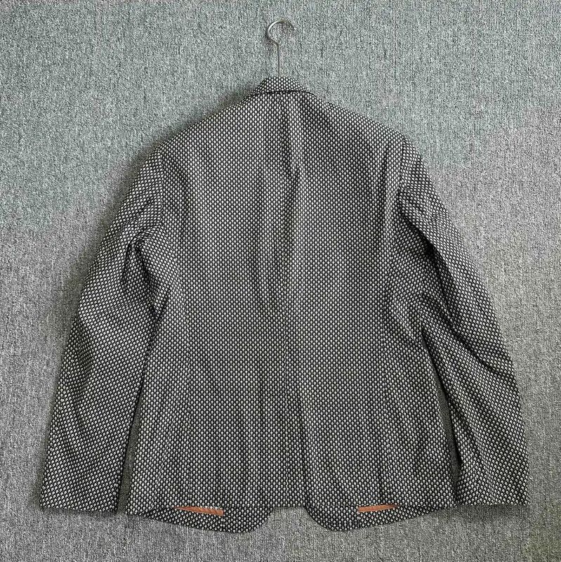 Alexander McQueen Alexander McQueen Men's Black Patterned Jacket 0089 Size US XL / EU 56 / 4 - 4 Thumbnail