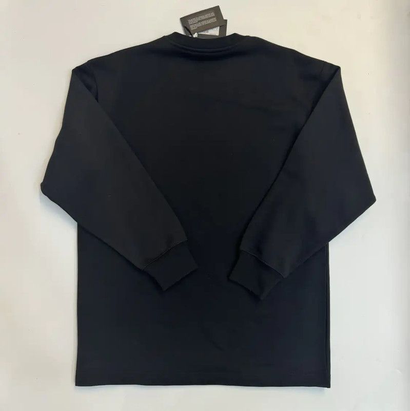 Alexander McQueen Alexander McQueen Black Cotton Graphic Sweatshirt 0089 Size US XL / EU 56 / 4 - 2 Thumbnail