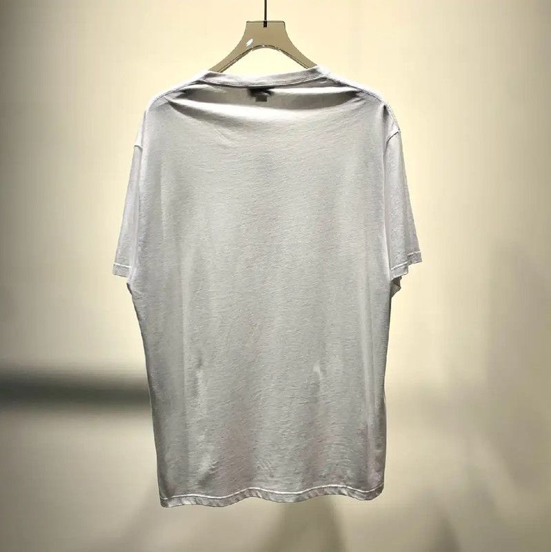 Alexander McQueen Alexander McQueen White Cotton Men's T-Shirt 0089 Size US XL / EU 56 / 4 - 7 Thumbnail