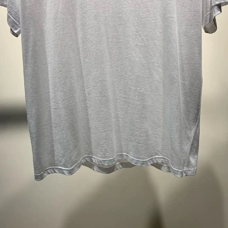 Alexander McQueen Alexander McQueen White Cotton Men's T-Shirt 0089 Size US XL / EU 56 / 4 - 4 Thumbnail