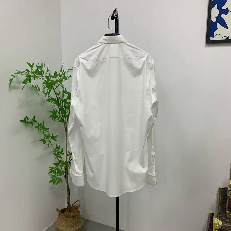 Alexander McQueen Alexander McQUEEN Men's Cotton White Shirt 0089 Size US L / EU 52-54 / 3 - 2 Thumbnail