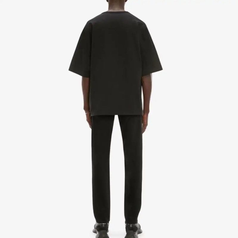 Alexander McQueen Alexander McQueen Black Cotton Printed Short Sleeve T-Shirt 0089 Size US M / EU 48-50 / 2 - 6 Thumbnail