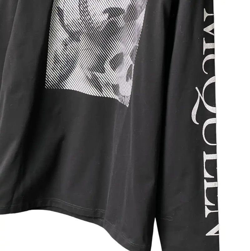 Alexander McQueen Alexander McQueen Black Long Sleeve Printed Sweatshirt 0089 Size US S / EU 44-46 / 1 - 4 Thumbnail