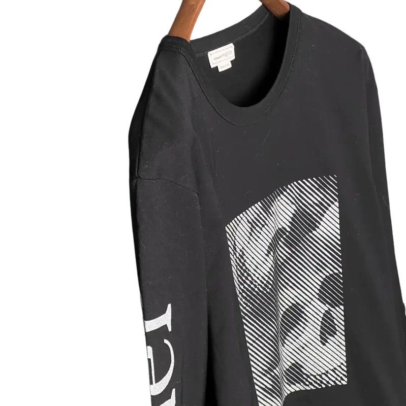 Alexander McQueen Alexander McQueen Black Long Sleeve Printed Sweatshirt 0089 Size US S / EU 44-46 / 1 - 6 Thumbnail