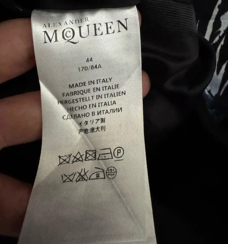 Alexander McQueen Alexander McQueen Blue Wool Blend Men's Jacket 0089 Size US M / EU 48-50 / 2 - 3 Thumbnail