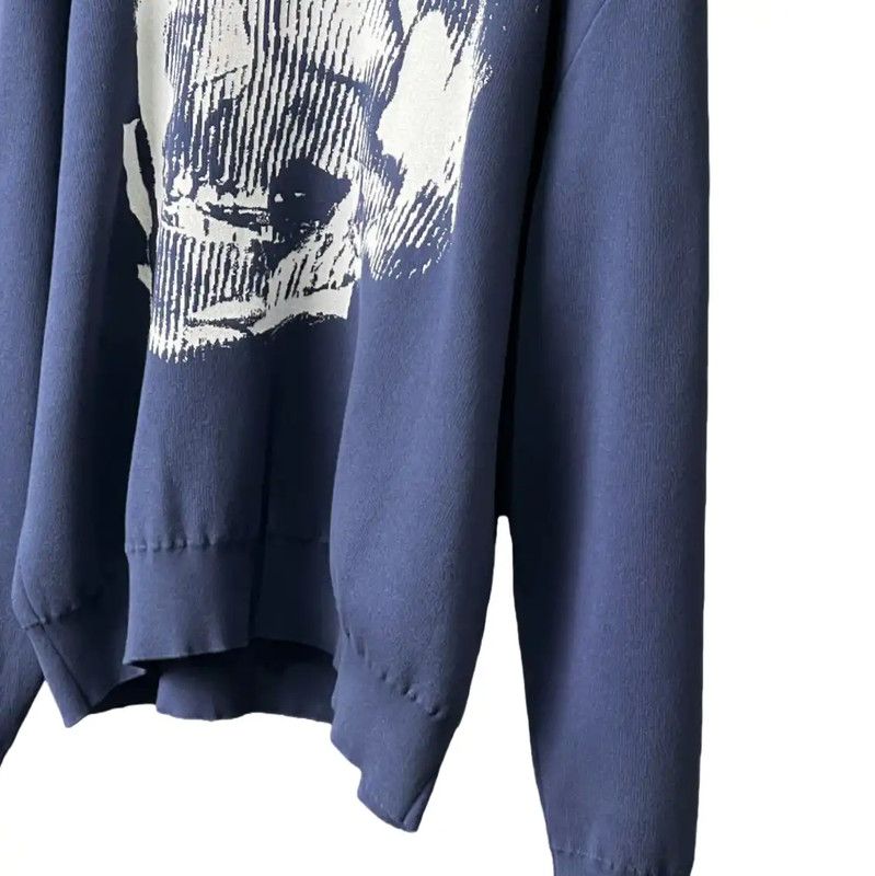 Alexander McQueen Alexander McQueen Men's Blue Cotton Sweatshirt 0089 Size US M / EU 48-50 / 2 - 4 Thumbnail
