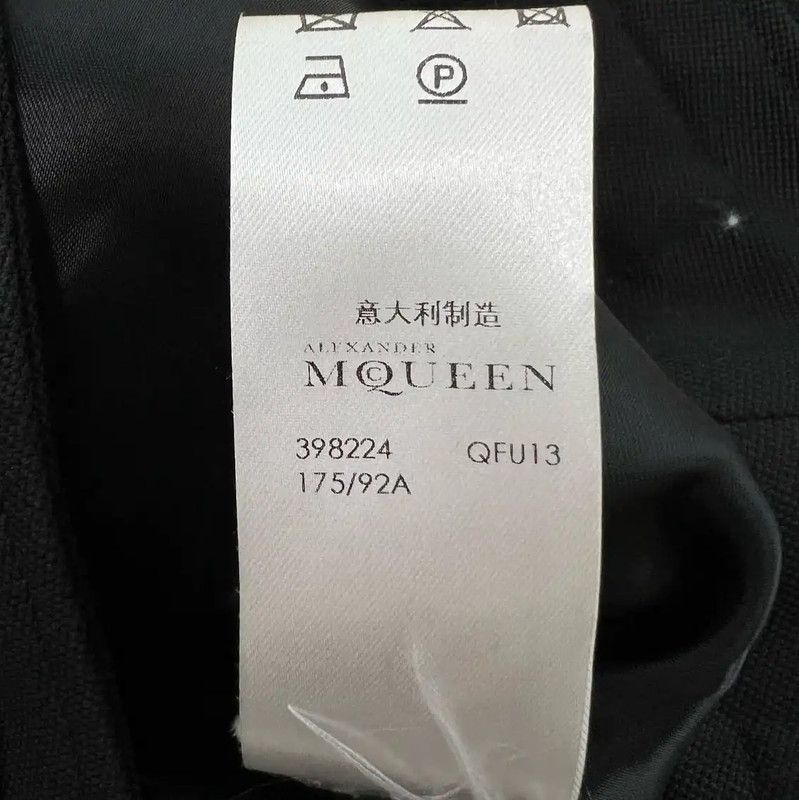 Alexander McQueen Alexander McQueen Black Men's Outerwear Jacket 0089 Size US M / EU 48-50 / 2 - 5 Thumbnail