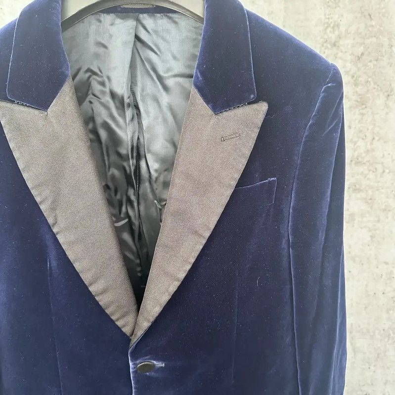 Alexander McQueen Alexander McQueen Men's Navy Cotton Jacket 0089 Size US M / EU 48-50 / 2 - 2 Thumbnail