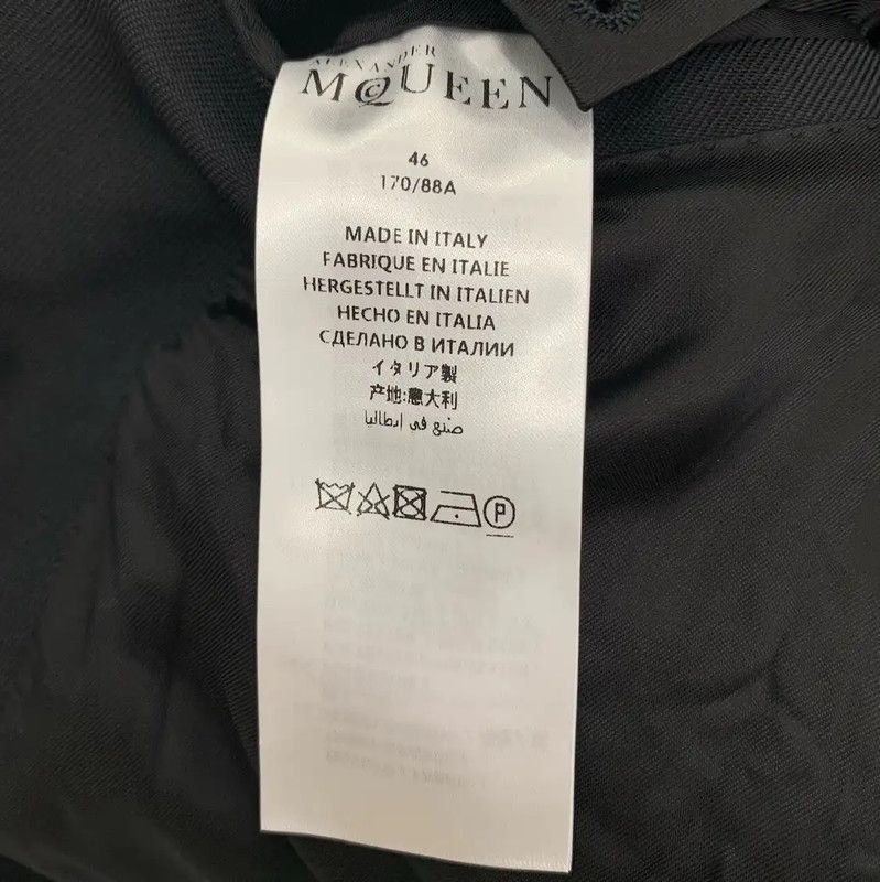 Alexander McQueen Alexander McQueen Black Wool Embellished Jacket 0089 Size US S / EU 44-46 / 1 - 7 Thumbnail