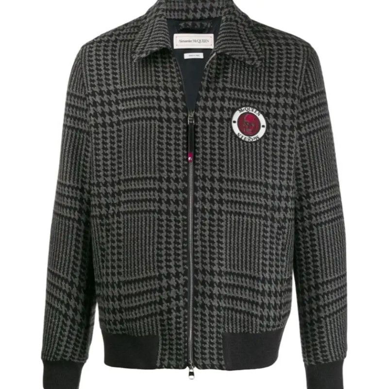 Alexander McQueen Alexander McQueen Gray Wool Men's Long Sleeve Sweatshirt 0089 Size US M / EU 48-50 / 2 - 6 Thumbnail