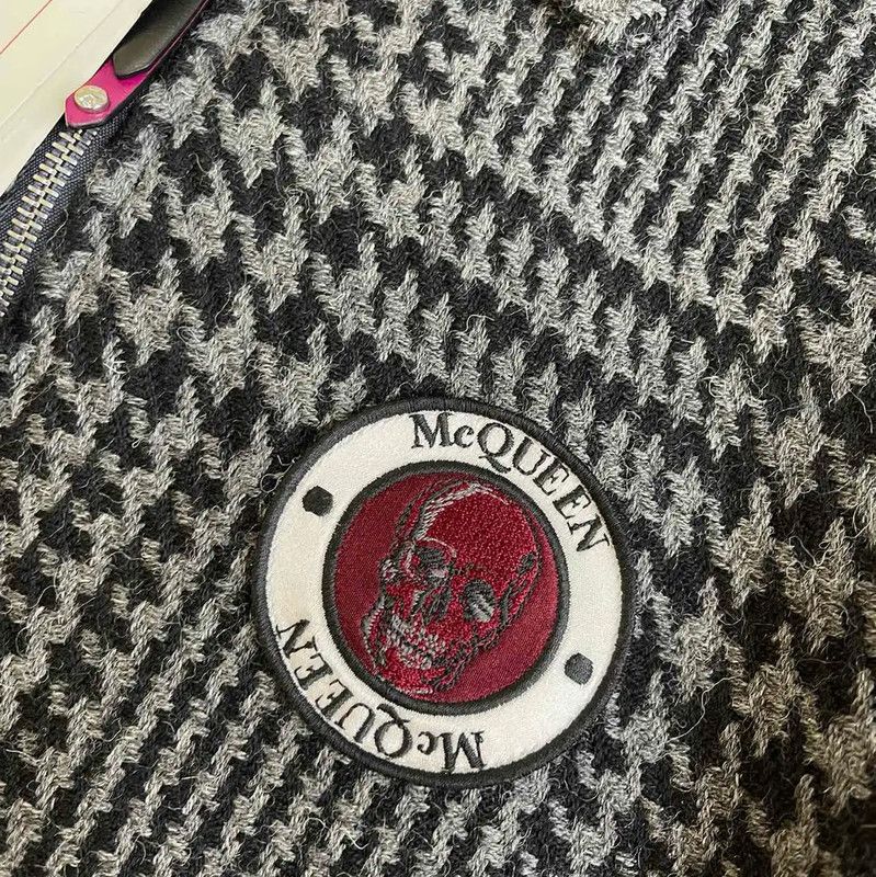 Alexander McQueen Alexander McQueen Gray Wool Men's Long Sleeve Sweatshirt 0089 Size US M / EU 48-50 / 2 - 3 Thumbnail