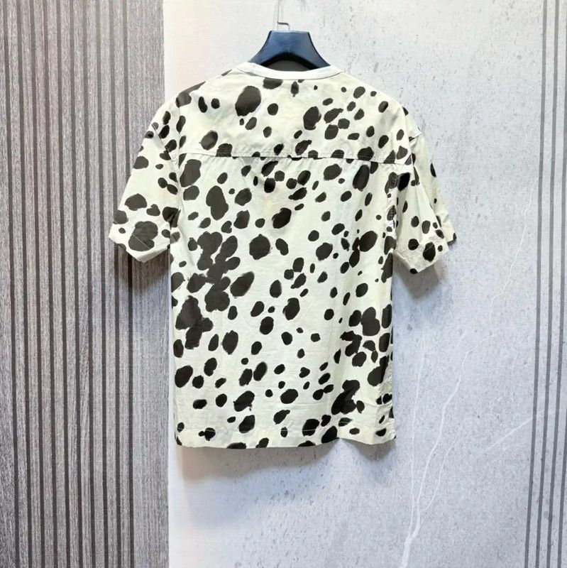 Marni Marni White Cotton Men’s T-Shirt with Print 0089 Size US L / EU 52-54 / 3 - 2 Thumbnail