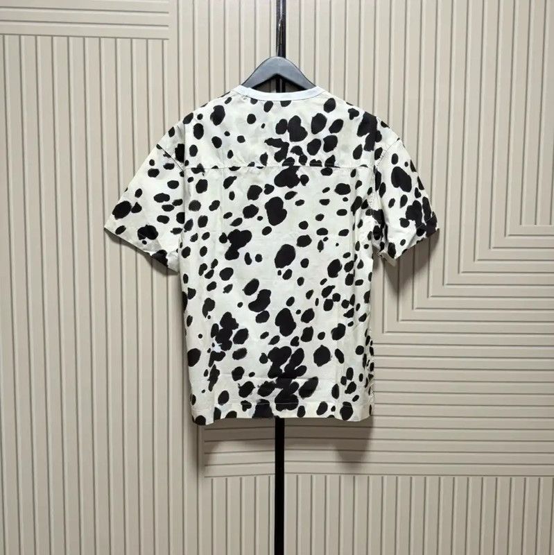 Marni Marni Men's Summer White Cotton Print T-Shirt 0089 Size US L / EU 52-54 / 3 - 2 Thumbnail