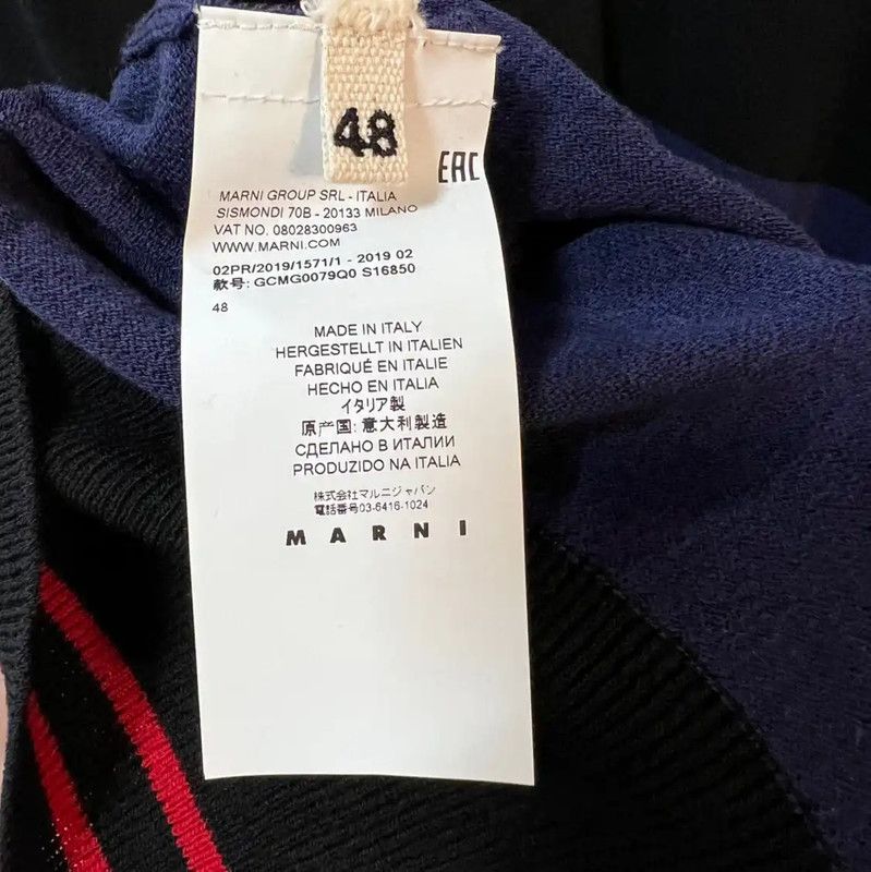 Marni Marni Multi-Color Wool Long Sleeve Sweater 0089 Size US M / EU 48-50 / 2 - 5 Thumbnail