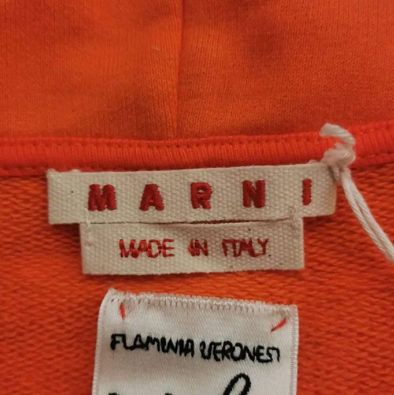 Marni Marni Orange Cotton Long Sleeve Hoodie for Men 0089 Size US L / EU 52-54 / 3 - 5 Thumbnail