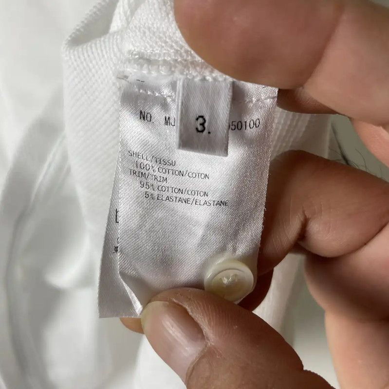Thom Browne Thom Browne White Cotton Men's T-shirt 0089 Size US L / EU 52-54 / 3 - 5 Thumbnail